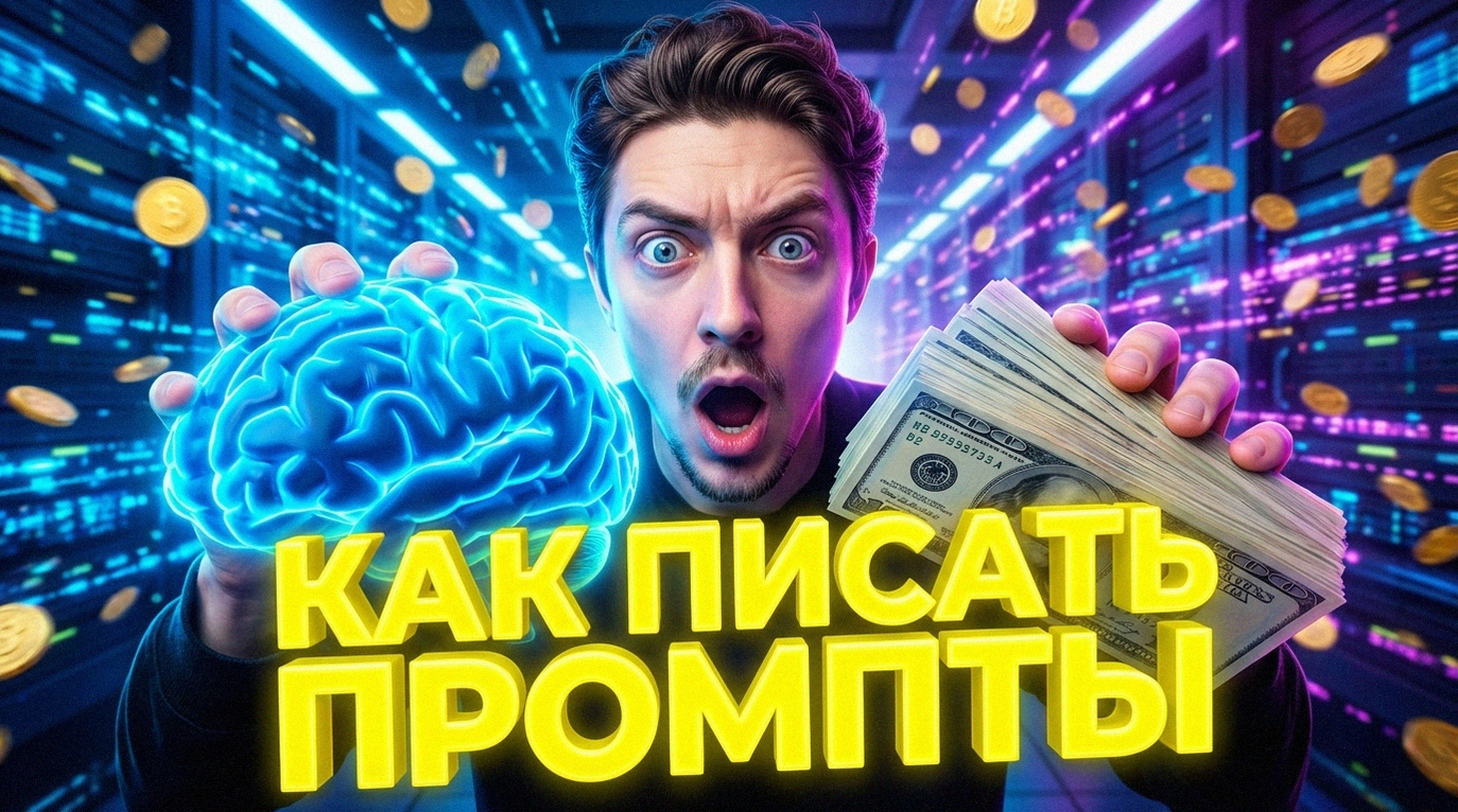 Иллюстрация процесса взаимодействия специалиста с искусственным интеллектом: как писать промпты для декомпозиции бизнес-целей.