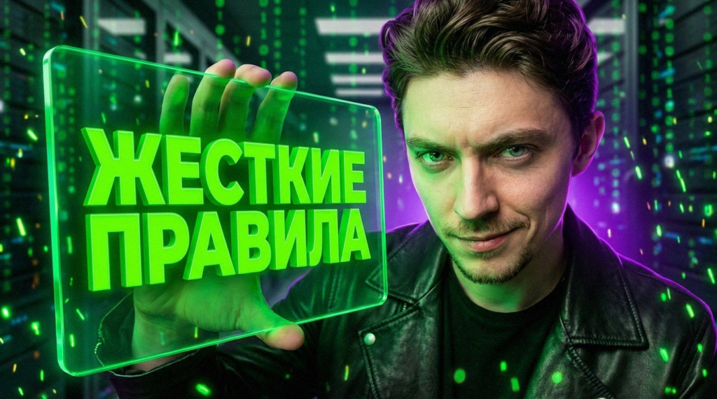 Схема настройки базовых правил и ограничений, иллюстрирующая создание ии агента с помощью детального системного промпта.